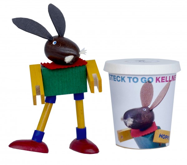 Häslein Hopps.to.go - Eine Kellner Steckfigur