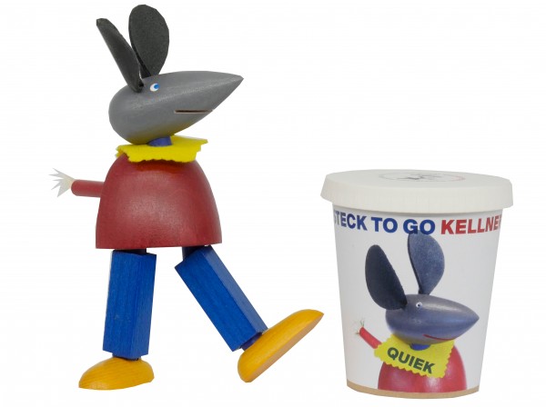 Quiek.to.go - Eine Kellner Steckfigur